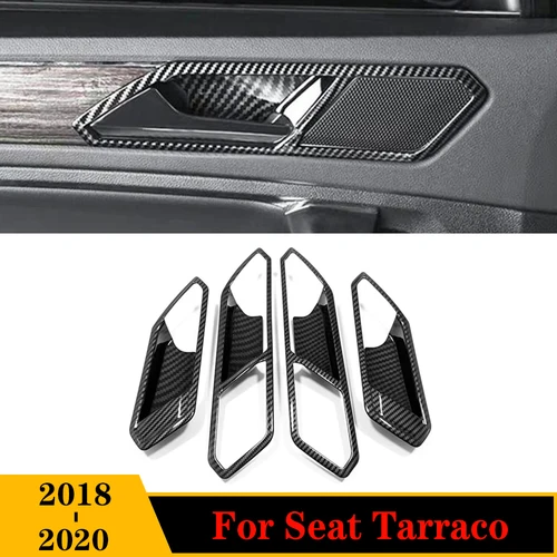 4pcs for seat tarraco 2018 2019 2020 abs carbon Palestine