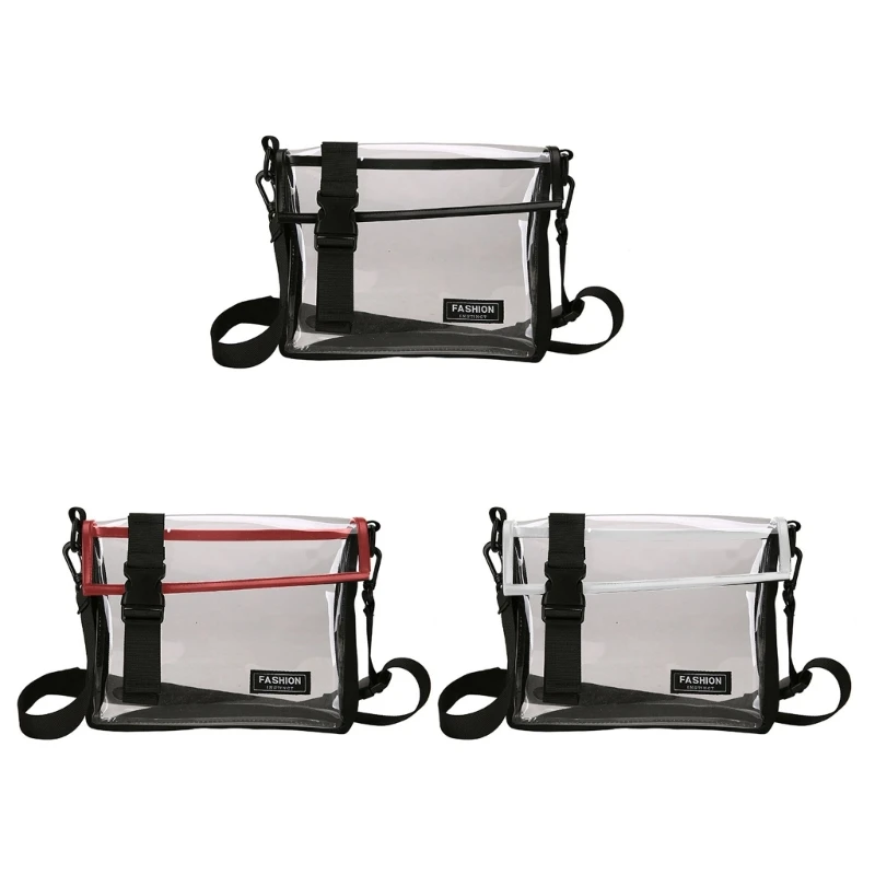 

Прозрачная сумка-кошелек через плечо, сумка на плечо, прозрачные сумки, одобренные для стадиона для концертов, фестивалей, для