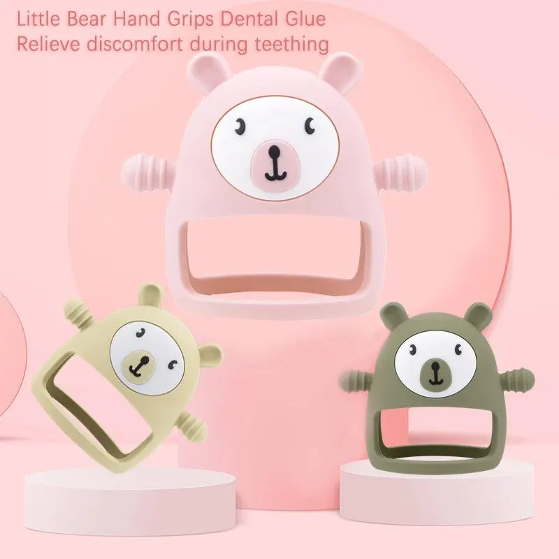 Silicone Teething Toys Teething Toys Silicone Teeth Grinding Stick Cartoon Cute Kids Chewing And Soothing Toy