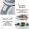110V 220V 600W 0.8L Small Portable Household Kettle Heating Kettle Electric Kettle Separate Base 304 Stainless Steel Material 2