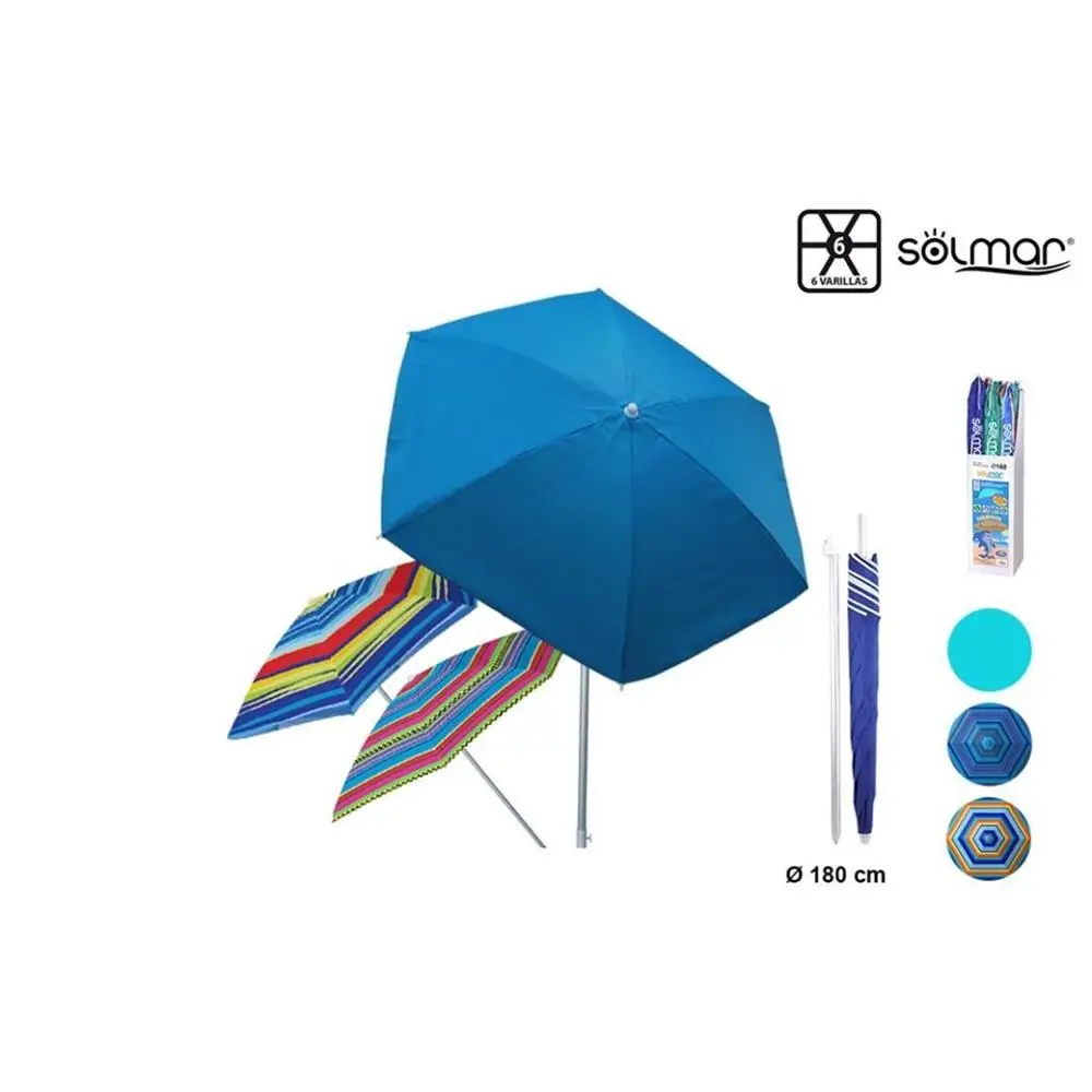 club voeden artillerie Aluminum Parasol 180 Cm 6 Fiber Rods Tube 22/25 Mm Oxford Fabric Interior  Uva Mod Sdos (eurotoys-15022) - Patio Umbrellas & Bases - AliExpress