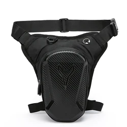 Motorcycle Hard Shell Outdoor Waist Bag - Mobile Phone & Accessories Storage (Leg bag black)