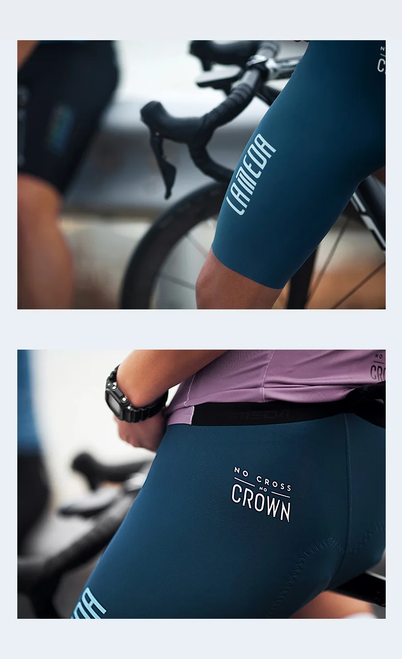 Description Picture 4 of itemLameda Men Bib Shorts Breathable Cycling Shorts 5d Sponge Pad Pants High Elasticity Professional Men's Cycling Shorts