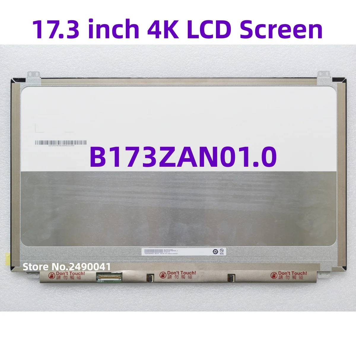 

17.3 Laptop LCD Screen B173ZAN01.0 B173ZAN01.1 Fit B173ZAN01.4 N173DSE-G31 for Dell Alienware 17 R3 UHD4K 3480x2160 40pins eDP