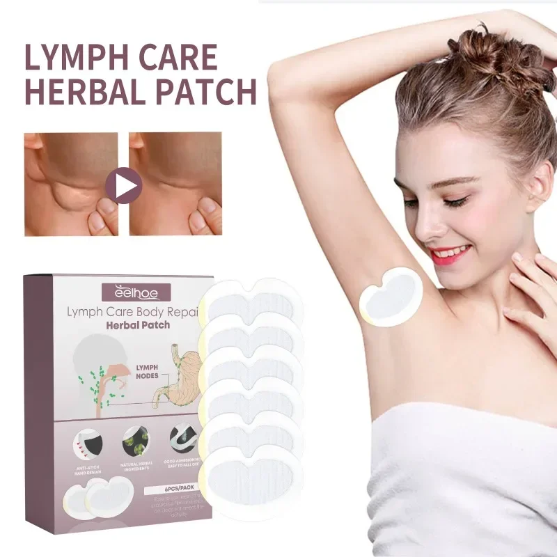 

Lymphatic Drainage Relieve Lymph Nodes Swell Pain Patch Neck Armpit Breast Lymphatic repair Pads Herbal Detox Body Care Plaster