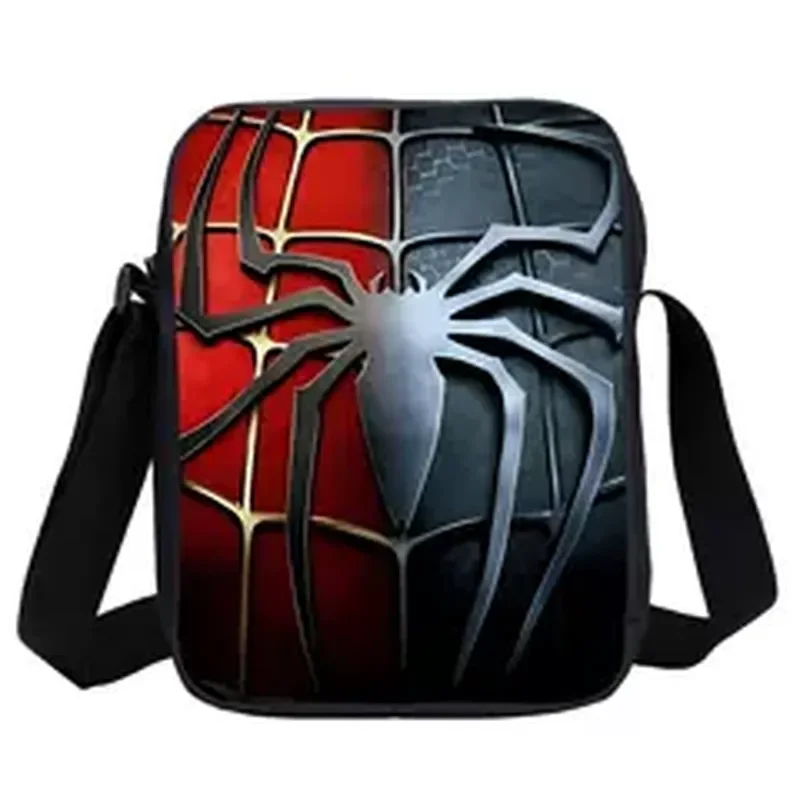 Spider-man Children's Schoolbag Marvel Hero Schoolbag Backpack Spine Fashion Shoulder Bag Lunch Bag Pencil Box Gift. 4