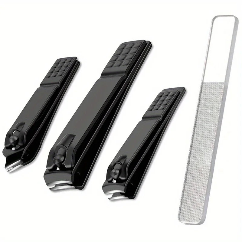 4-Piece Stainless Steel Nail Clipper Set