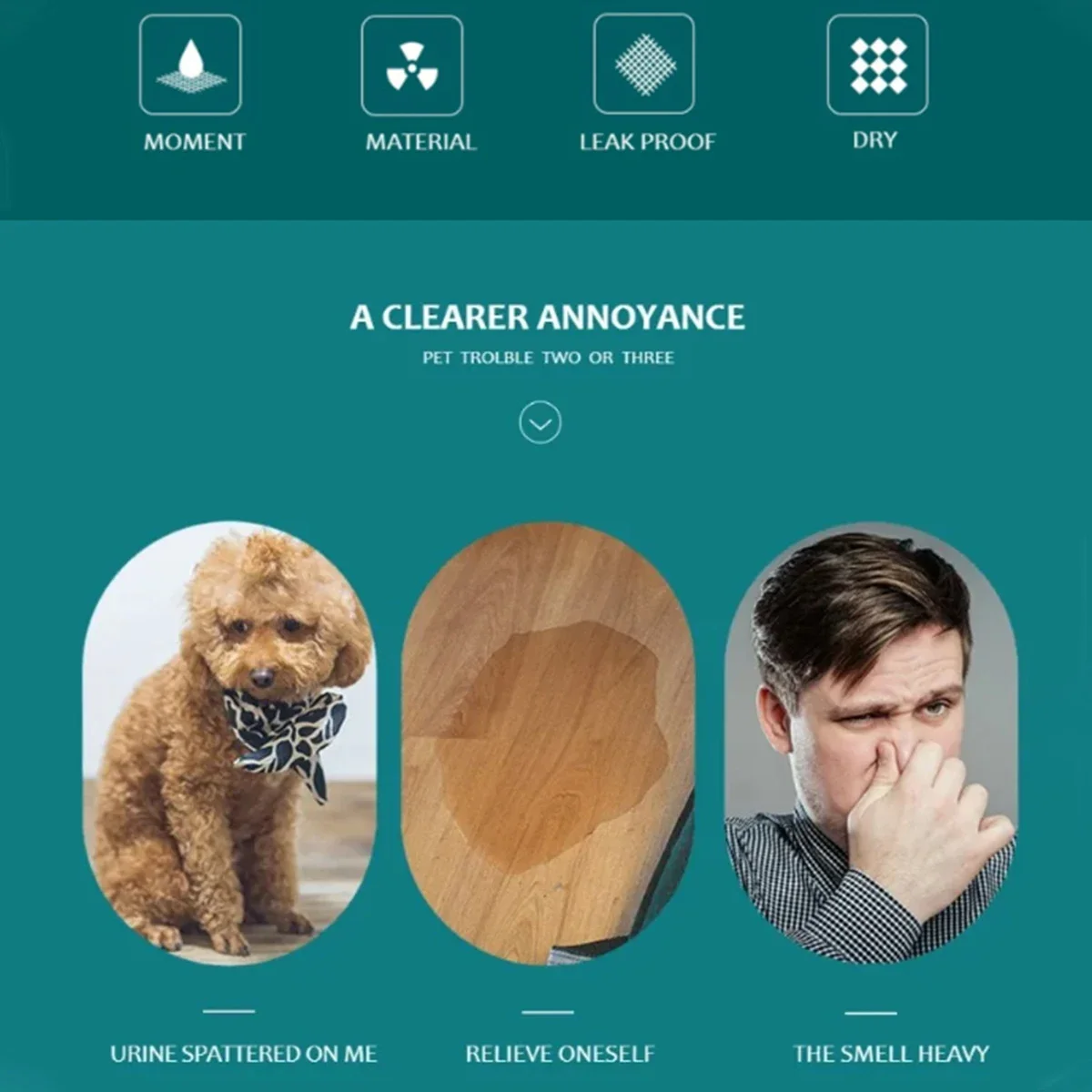 Winter Reusable Dog Pee Pad – Washable Waterproof Absorbent Training Mat for Dogs & Cats