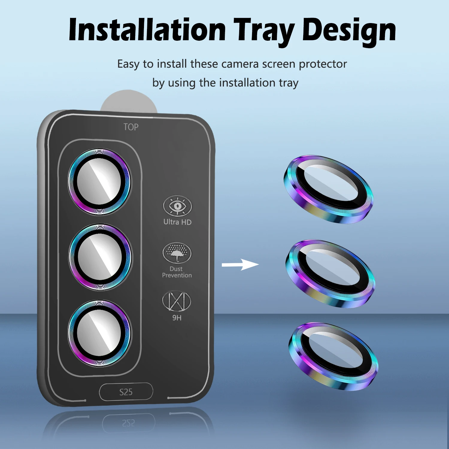 Premium Phone Camera Lens Protector | Tempered Glass Film