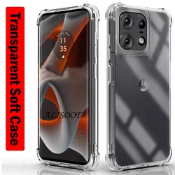 Crystal Clear Soft Case for Motorola Edge Series - Ultra Durable Transparent Cover (Clear)