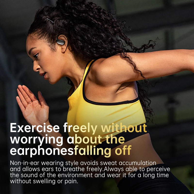 PISEN Headphones Open-Ear Bluetooth