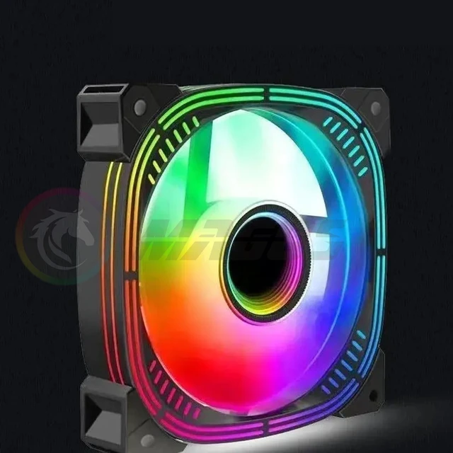 강력한 환풍, 조용한 작동, 멋진 RGB 조명으로 PC를 멋지게 꾸미는 Flying Elephant ARGB + PWM 사일런트 환풍기