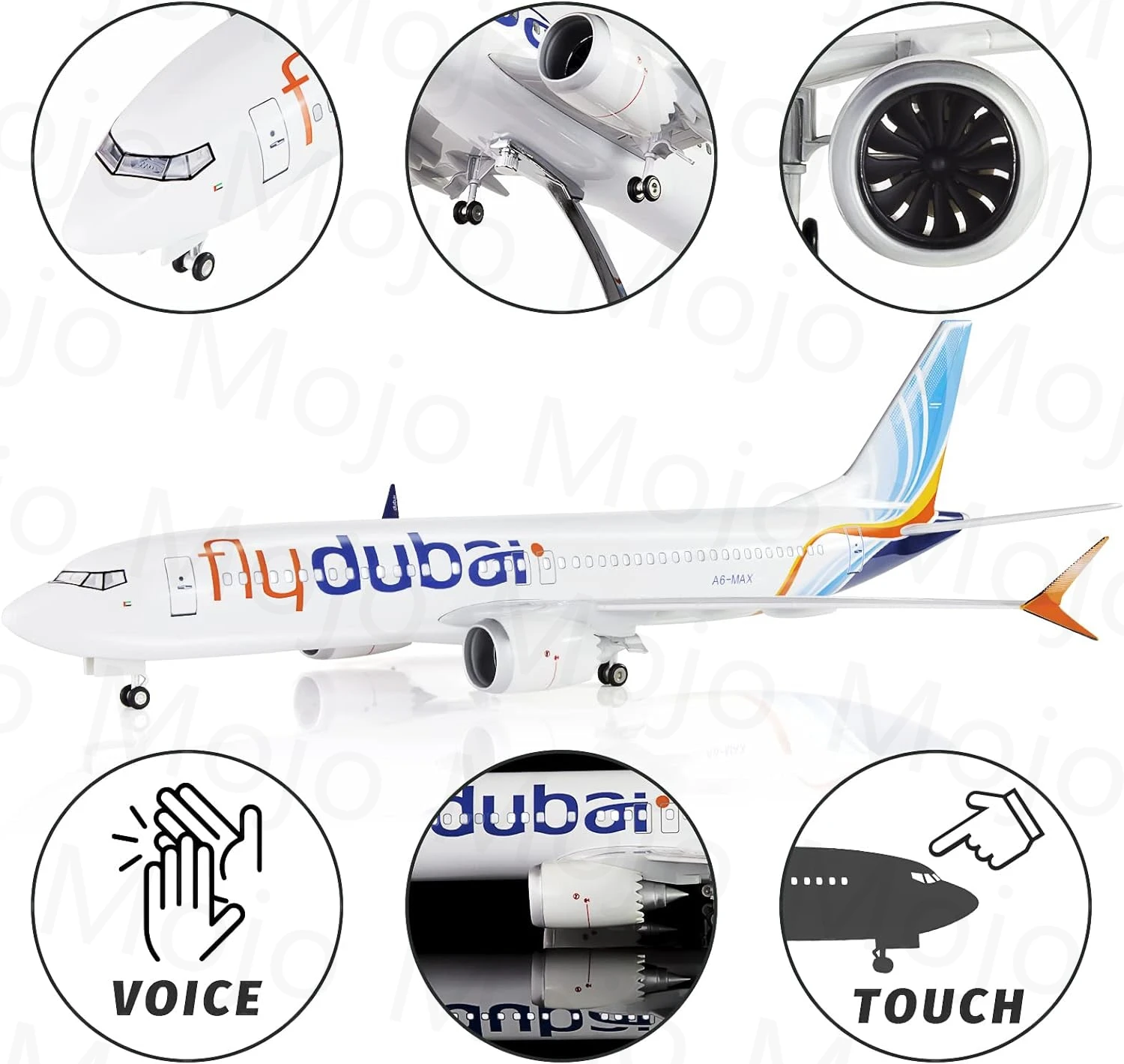 5/1…★ドバイ Boeing-737-Max/ 1/85=約47cmBIG 5/1…☆ドバイ Boeing-737-Max/ 1/85=約47cmBIG 5/1…☆ドバイ Boeing