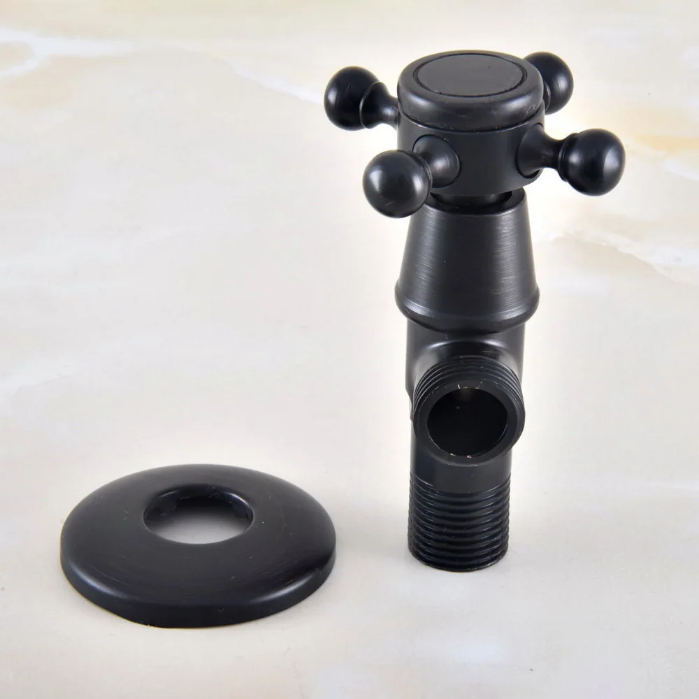 

Черные, масляные, прорезиненные, бронзовые, 1/2 дюйма, штекер x 1/2 дюйма, мужские, латунные, угловые Стопорные клапаны для ванной комнаты, заправочные клапаны с черной отделкой, tav349