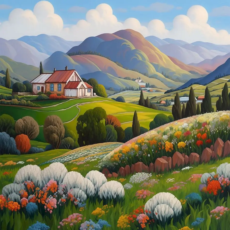 

CHENISTORY 5D Diamond Painting Landscape Diamond Mosaic DIY Full Round Diamond Embroidery Cross Stitch Rhinestone Kits Gift