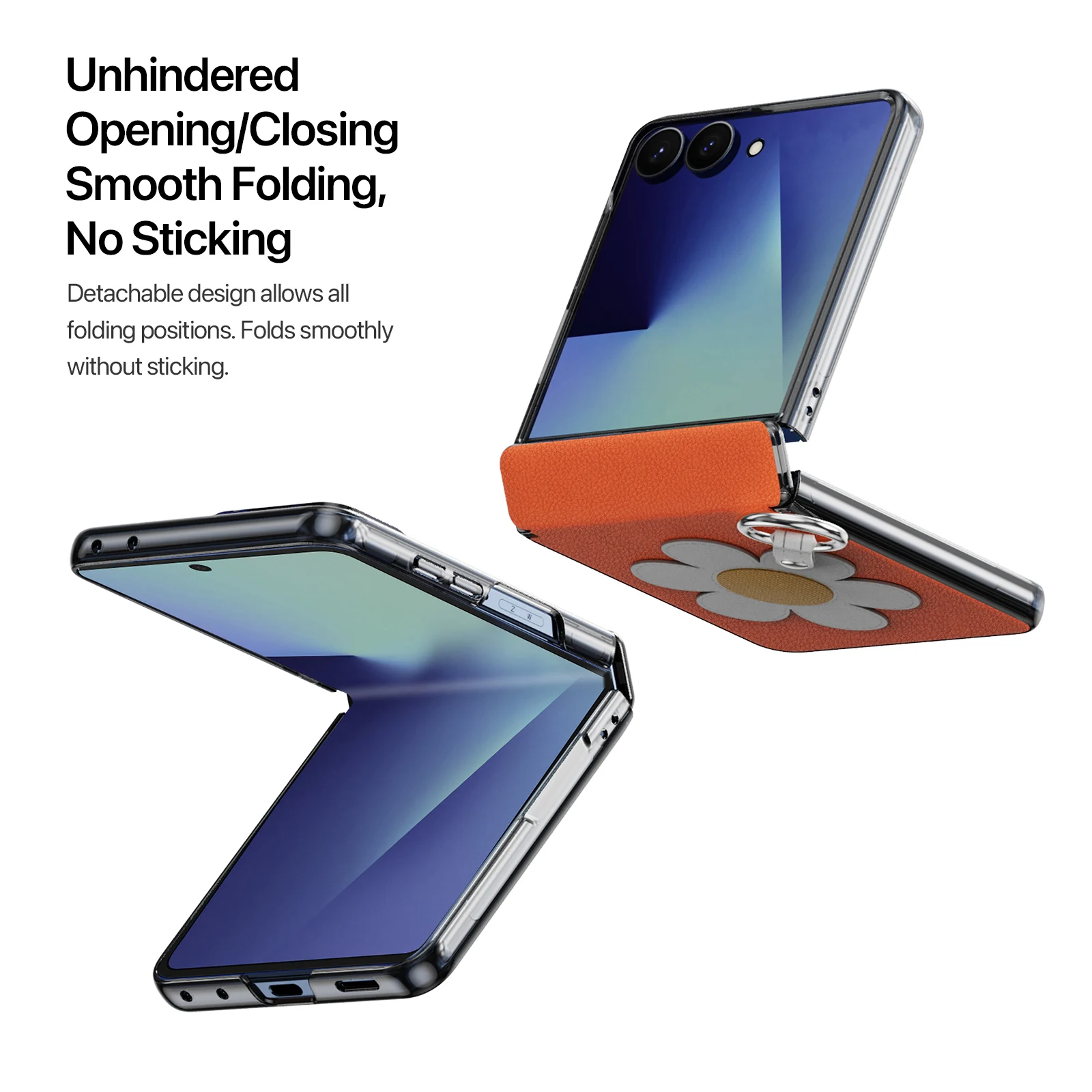 Ultra Thin Leather Flip Case with Shockproof Full Body Protection & Lanyard Design