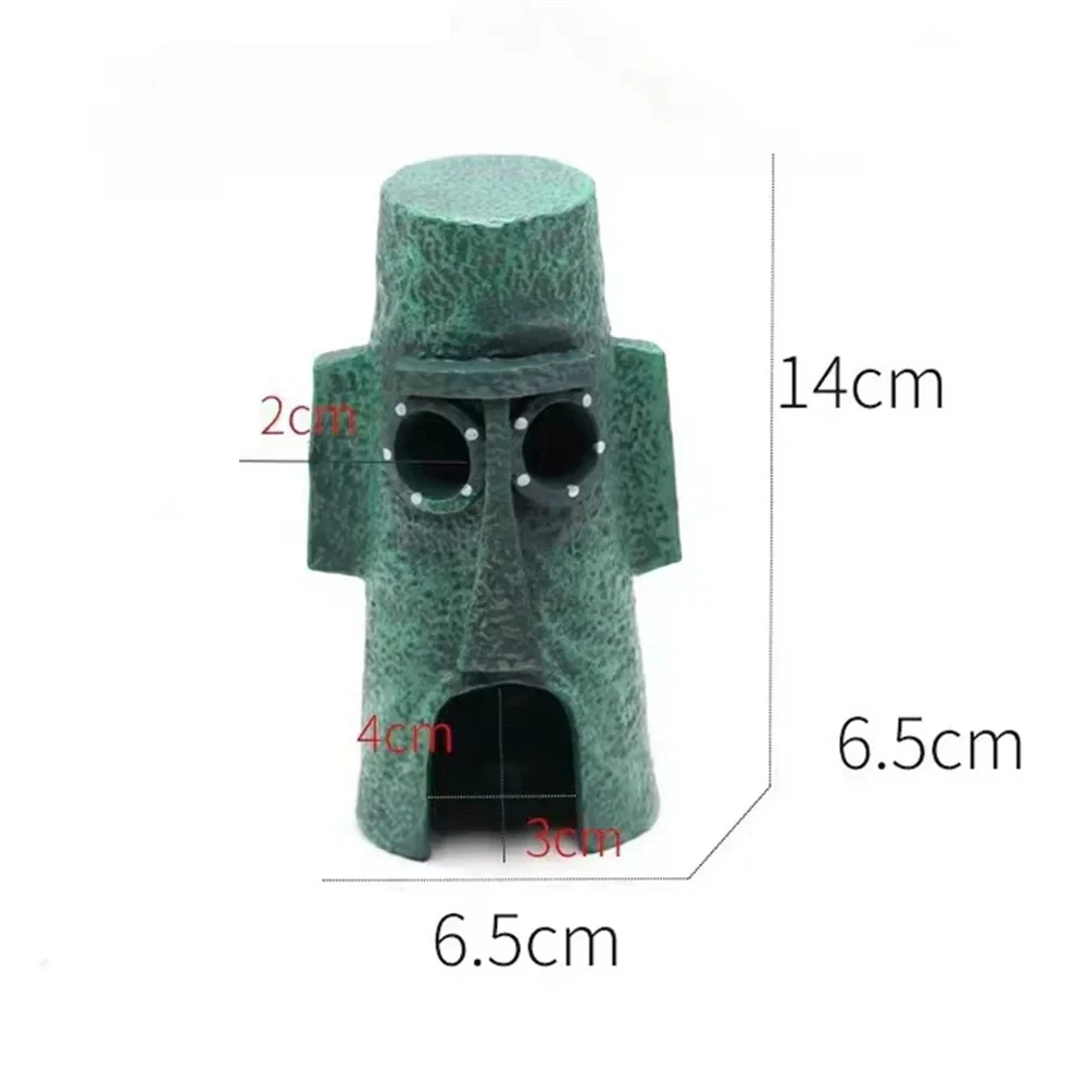 Title 5, Cartoon Fish Tank Decor Figures Ornaments Simul...