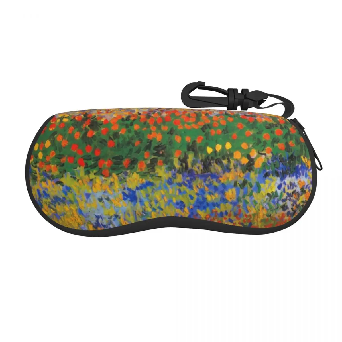 

Flower Garden By Vincent Van Gogh Shell Eyeglasses Protector Cases Cool Sunglass Case Art Painting Glasses Pouch