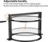 only fire Style Grill Rotisserie System Adjustable Cooking Grate Attachment for Weber 22 inch Kettle Grills - Global 3