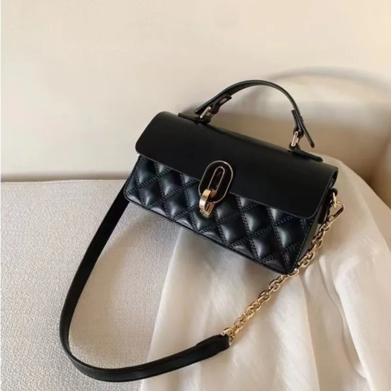 JIAERDI Vintage Coffee Handbag Women High Street Leather Handle Chic Messenger Bag Ladies Retro Casual Crossbody Bags Aesthetic