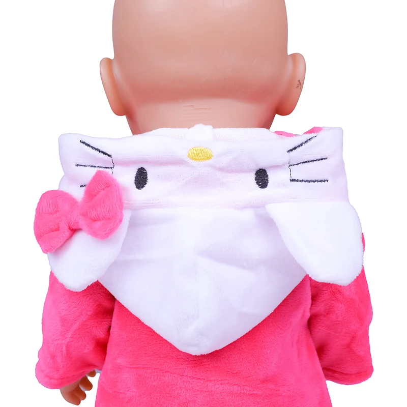 Cute Doll Outfit for 17 Inch 43cm Dolls New Baby Born Doll Clothes