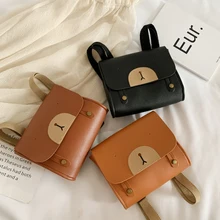 

Kids School Bag Pu Leather Backpack Toddler Lovely Animal Bag Bunny Bear Boy Girl Cute Vacation Messenger Bag Baby Kindergarten