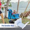 Pet stroller pad integrated pet cart anti dirt pad Cat and dog cushion suitable for most pet stroller inner pad 4