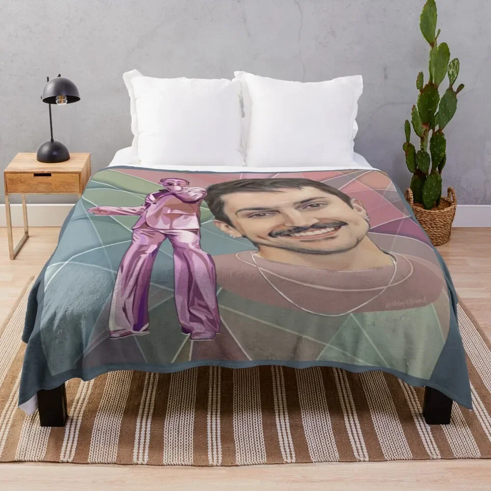 

Mitch Grassi of Pentatonix Throw Blanket Designers Bed Fashionable Decoratives Blankets