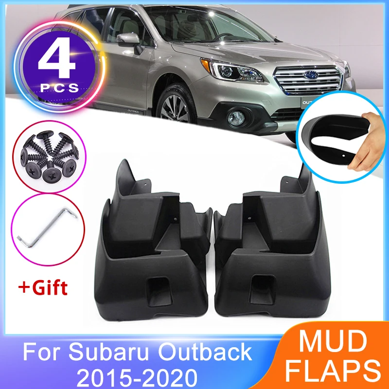 

4x переднее и заднее крыло для Subaru Outback BS 2015 ~ 2020, брызговики, брызговики, брызговики, защита колес, автомобильные аксессуары