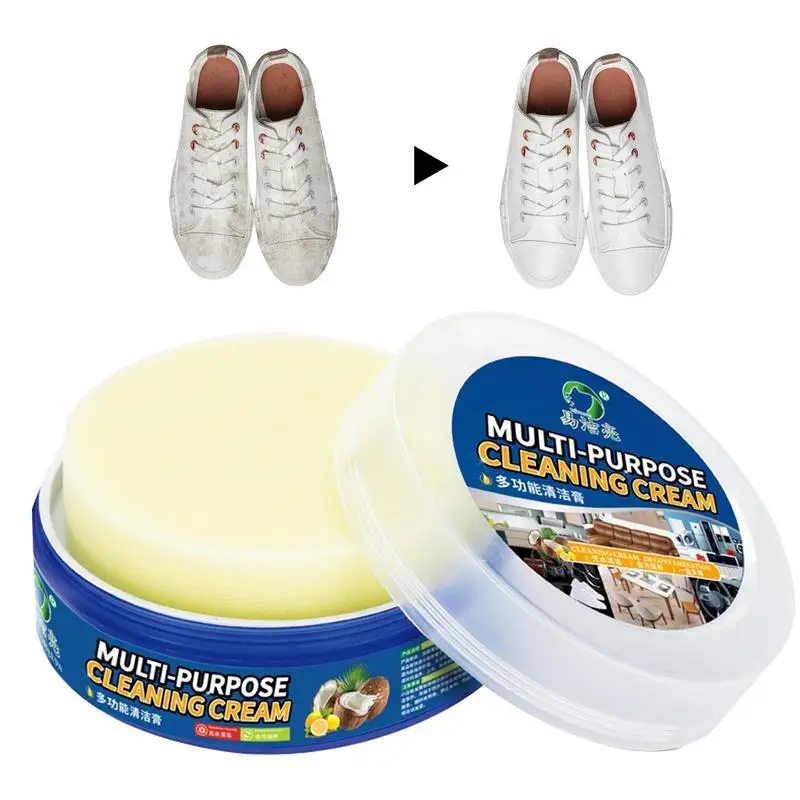 

1pcs White Shoe Cleaner Portable Whiten Cleaning Cream Remove Stain Dirt From Leather Walls Glass Electrical Appliances & Tiles