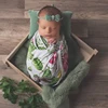 2 Pcs/Set Newborn Photography Props Baby Posing Mini Pillow Headband Hair Band Kit Infants Photo Shooting Fotografi Accessories 3