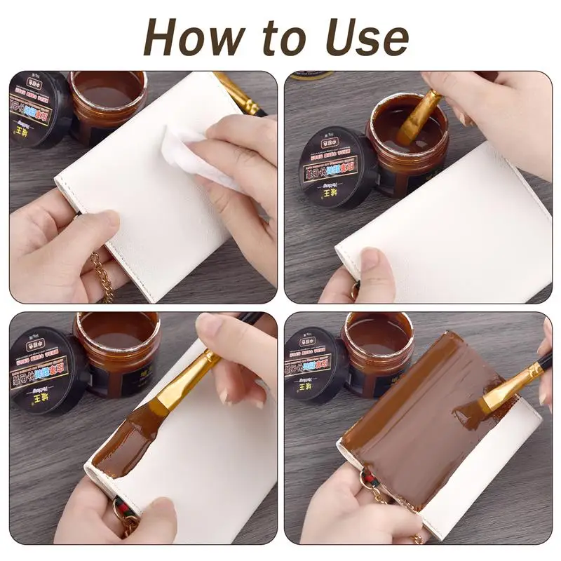 50g/Bottle Leather Dye Vegetable Tanned Leather Pigment Coloring DIY Leather Crafts Used For Vegetable Tanning Material