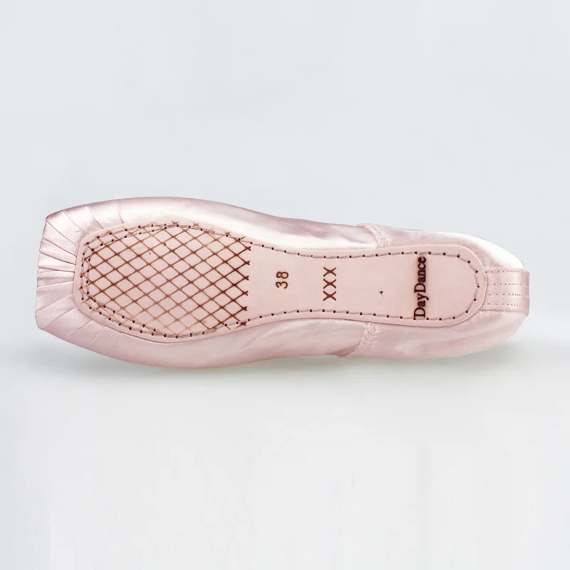 Ballet Shoes Women Child and Adult Pointe Professional with Ribbons Satin Canvas
