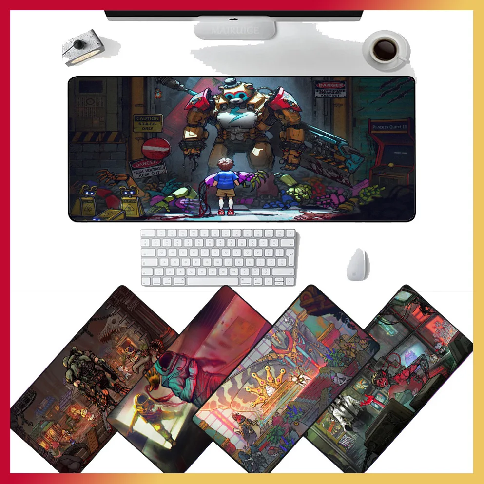 

E-sports Gaming Mouse Pad Gaming Accessories Aesthetic Mousepad Kawaii Desk Pad Anime Mouse Pads Large Desk Mat Persona 5