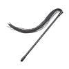 High Quality Silicone Whip Racing Riding Crop Party Flogger Hand Cuffs Queen Black Horse Riding Whip 2