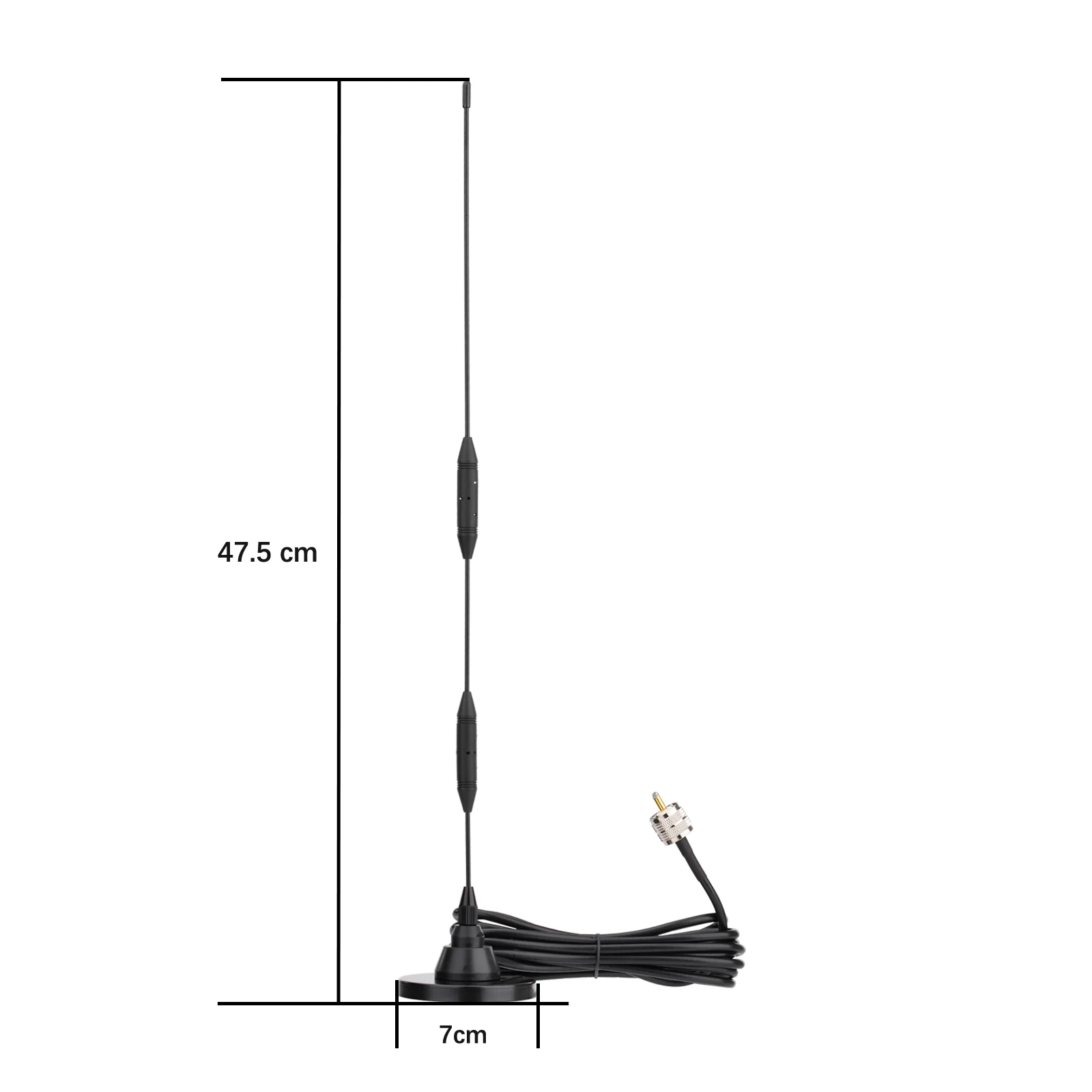 Magnetic Base VHF Ham Radio Antenna for Marine Boat