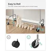 Clothes Rack with Wheels, Heavy-Duty Garment Rack with Extendable Rod, 286.6 lb Load Capacity, 5