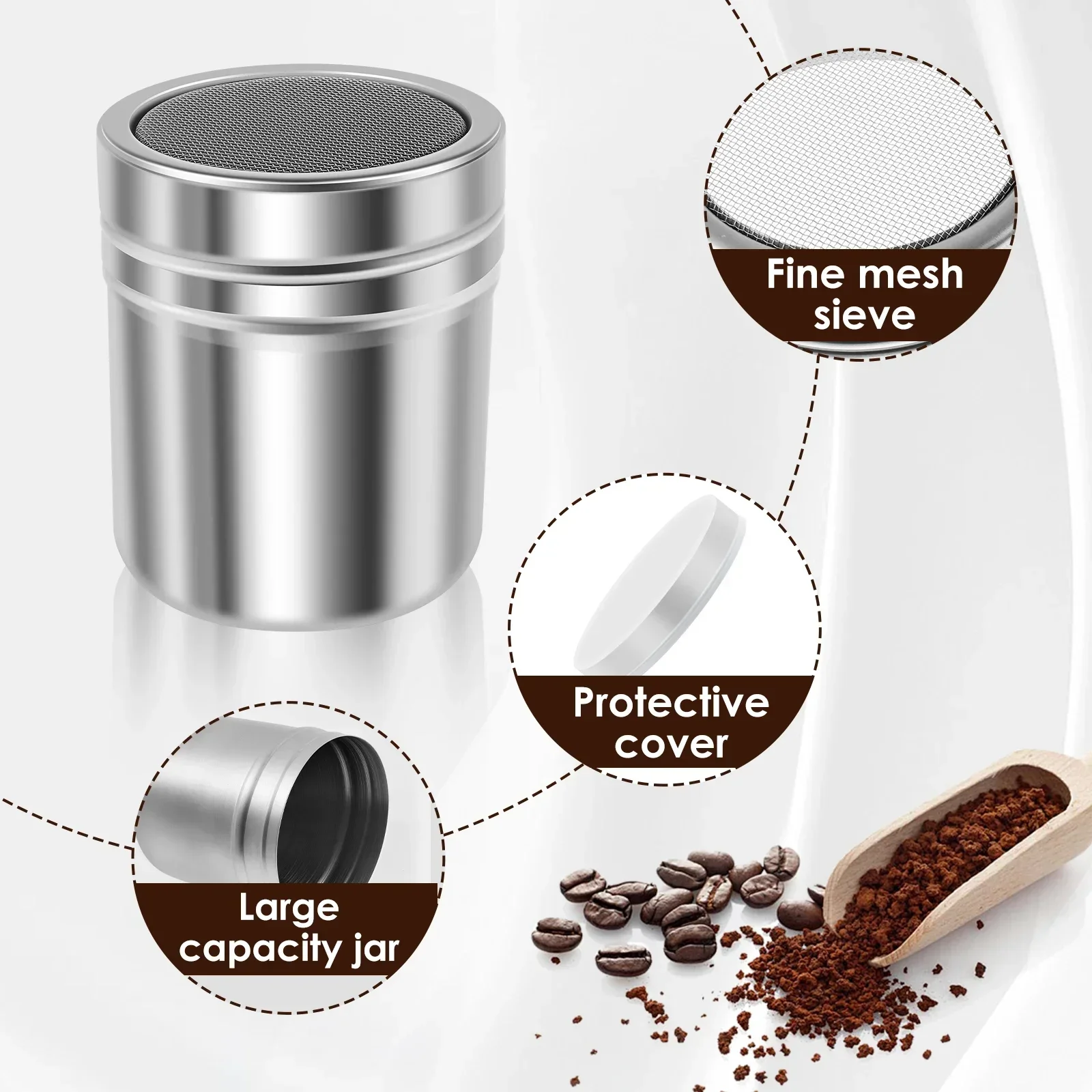 طقم فن اللاتيه للقهوة مكون من 24 قطعة، مجموعة أدوا...