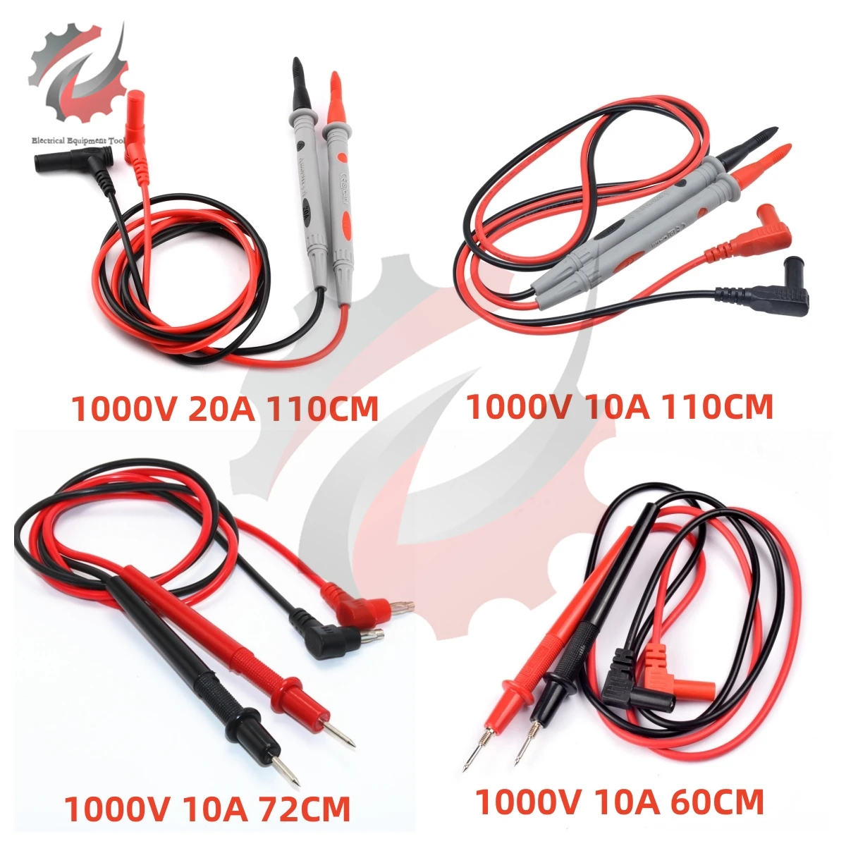 Universal 1 Pair Probe Multimeter Test Lead 1000V 10A/20A Wire Pen