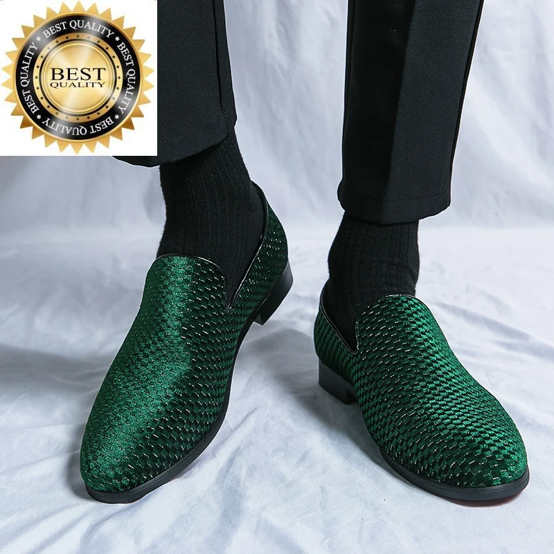 

upper Spring designer shoe fabric breathable leather shoes brand high-quality men's Loafers outdoor business casual Dress
