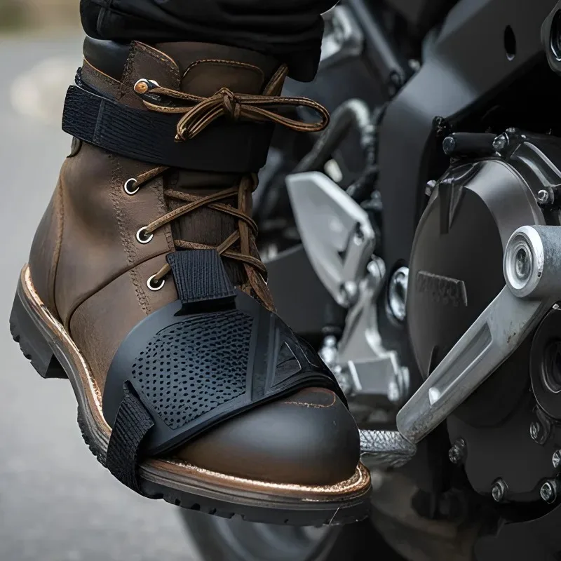 Motorcycle Shift Pad Gear Shoes Protective Motorbike Gears Shifter Men Waterproof Protector Motocross Boots Cover Accessories