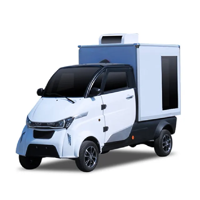 Micro Utility Closed Van Logistics Vehicle 4000W 60V with CE EEC Certification Smart Refrigerated Truck for