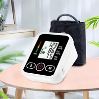Automatic Arm Blood Pressure Monitor – Digital Tensiometer with Heart Rate, Pulse & SpO₂ Oximeter for Home Health Use