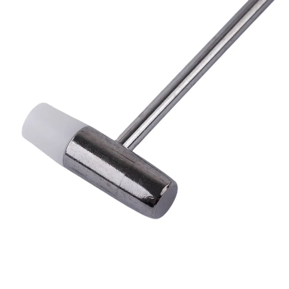 Mini Hammer Rubber Hammer 42mm Mini Hammer Double Head Household Rubber Hammers Domestic Nylon Head Mallet Hand Tool For Jewelry / Craft / DIY