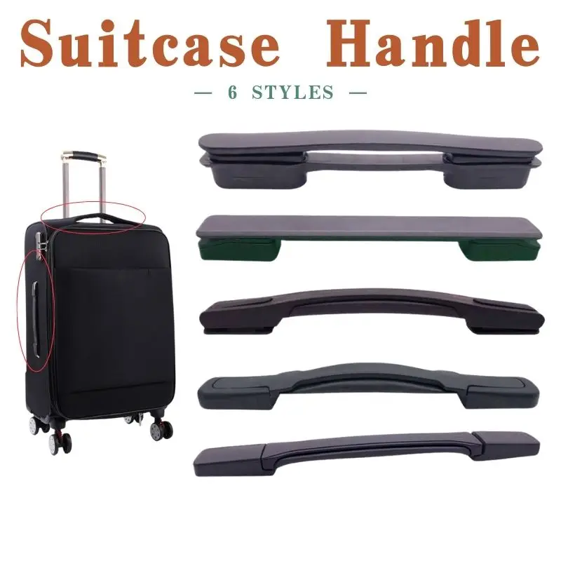 Trolley Case Handle Portable Password Case Luggage Travel Bag Plastic Handle Replacement Black Handle Grip Suitcase Accessories 