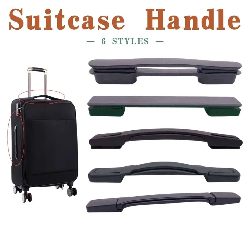 

Trolley Case Handle Portable Password Case Luggage Travel Bag Plastic Handle Replacement Black Handle Grip Suitcase Accessories