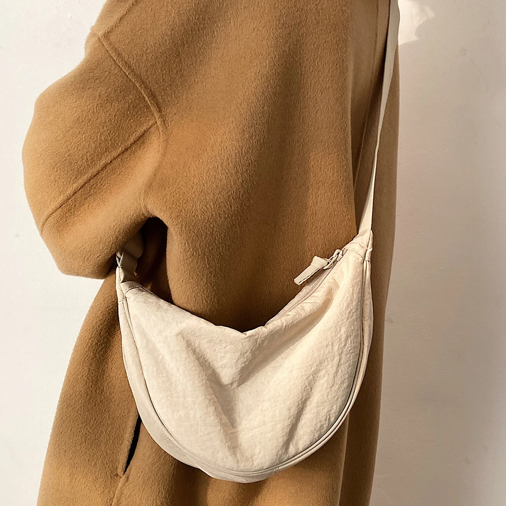 Nylon Hobos Crossbody Bag for Women Luxury Designer Shoulder Bags Female Tote Sling Travel Shopper Bag Ladies Handbag Purse 2024