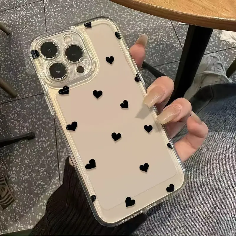 Elegant Transparent Shockproof Bumper Case - Clear Luxury Cover