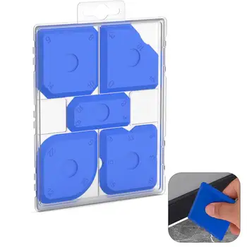 5pcs Silicone Caulking Tools with Box Caulk Sealant Finishing Tool Profiling Kit Sealant Applicator for Bathroom Kitchen Joint