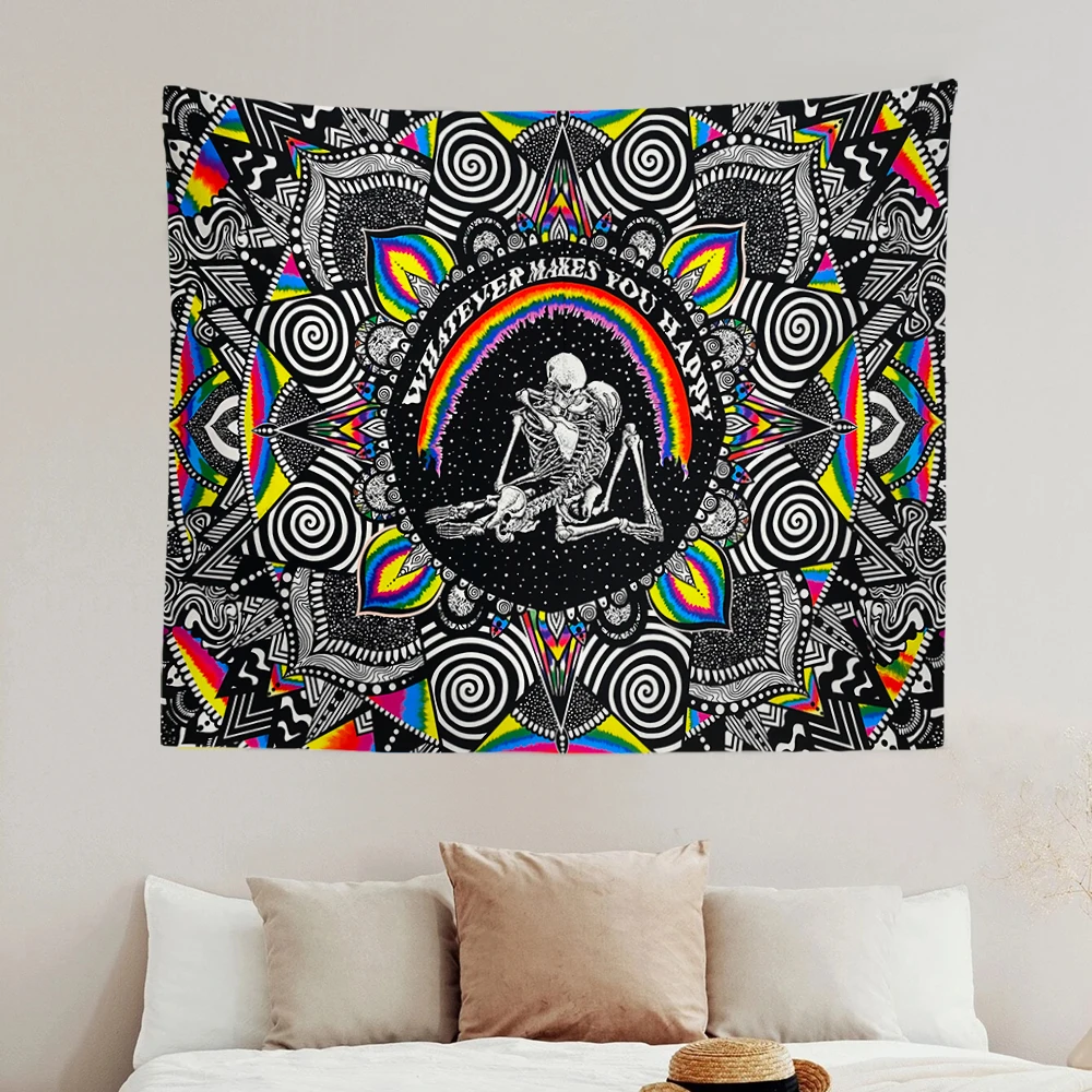 

Skeleton Man Printed Flannel Blanket, Square Soft And Comfortable, Suitable For Children And Adults At Home/Picnic/Travel